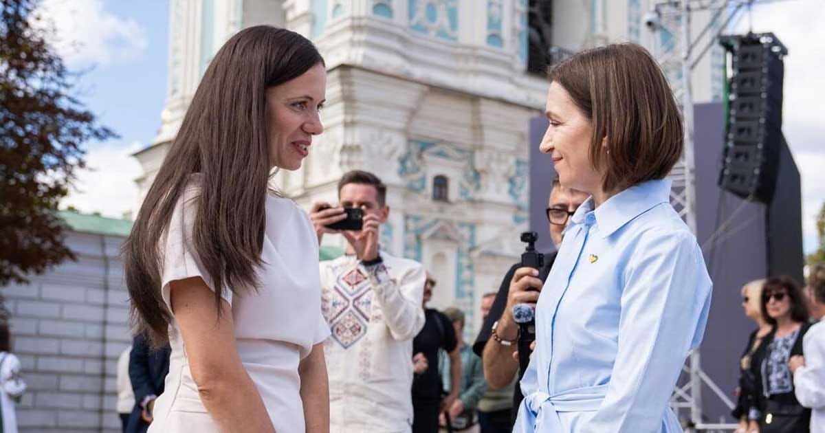 mirabela gradinaru maia sandu kiev 2026 202045 Mirabela Grădinaru și Maia Sandu la evenimentele de la Kiev pentru Ziua Independenței Ucrainei, august 2026