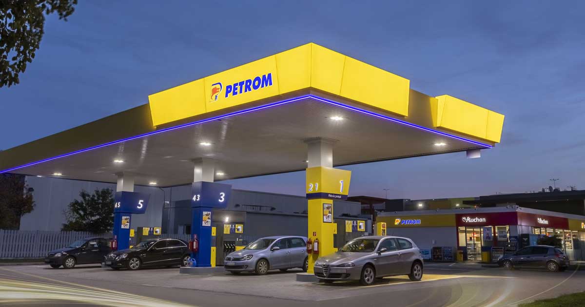 Stație de alimentare Petrom din București, preț motorina sub 10 lei pe litru, august 2026