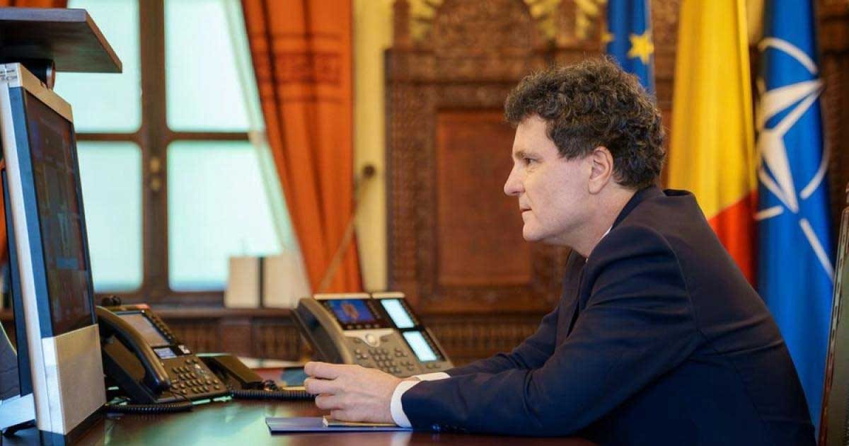 nicusor dan cotroceni lege salarizare videoconferinta 2026 073646 Palatul Cotroceni, sediul consultărilor pe Legea salarizării dintre Nicușor Dan și liderii coaliției, august 2026