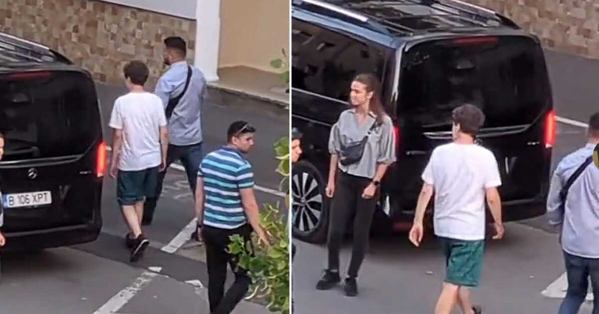 Nicușor Dan în pantaloni scurți și tricou, alături de familie, în vizită la rude în Făgăraș, august 2026