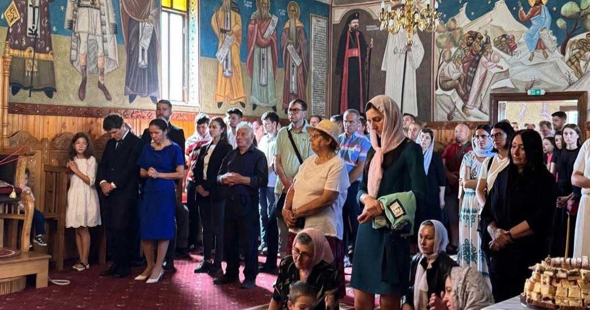nicusor dan manastirea dejani ziua marinei 2026 638895 Nicușor Dan la slujba de Adormirea Maicii Domnului, Mănăstirea Dejani, județul Brașov, august 2026