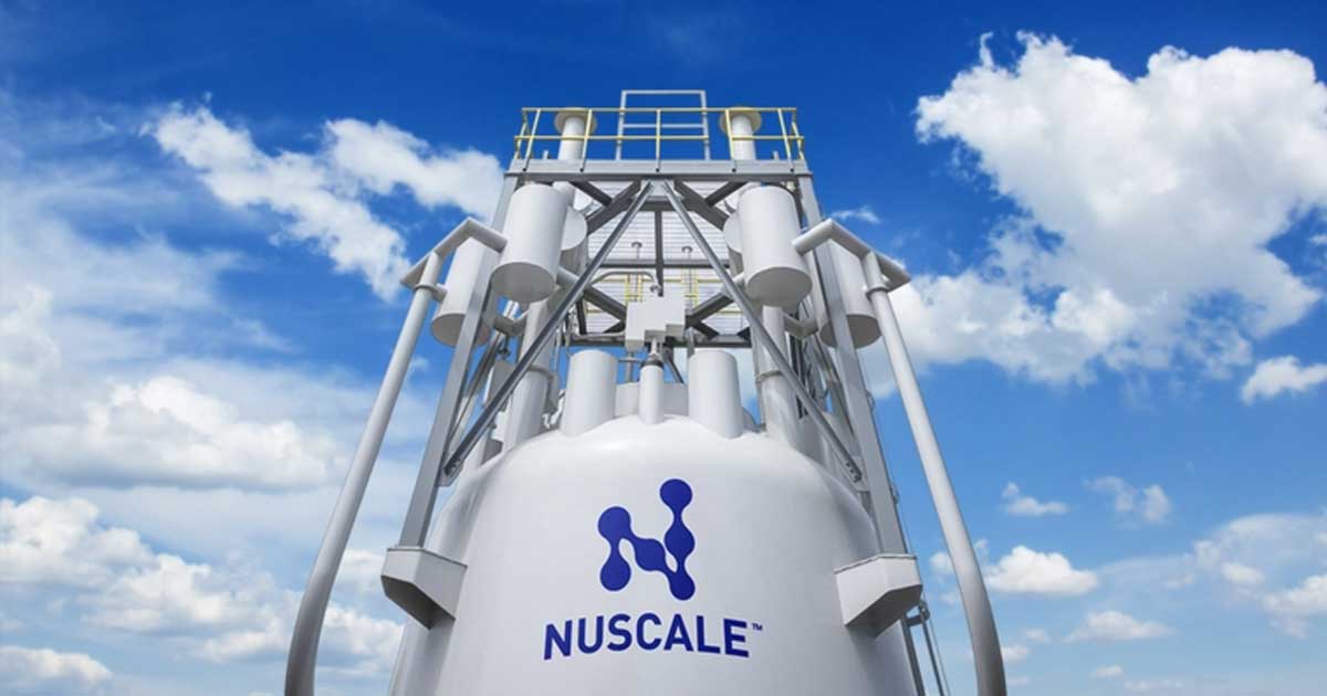 Siglă și tehnologie NuScale pentru reactoare modulare mici, proiect energetic la Doicești, august 2026