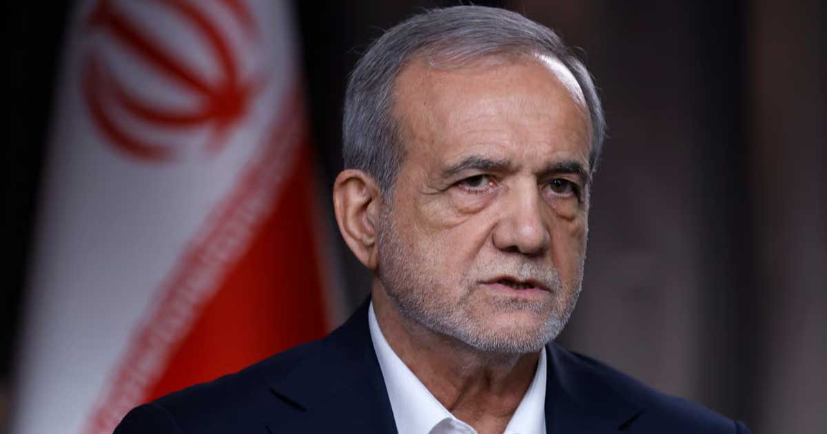 pezeshkian iran razboi total sanctiuni sua 2026 605176 Președintele iranian Masoud Pezeshkian în timpul unui discurs oficial transmis de televiziunea de stat, august 2026