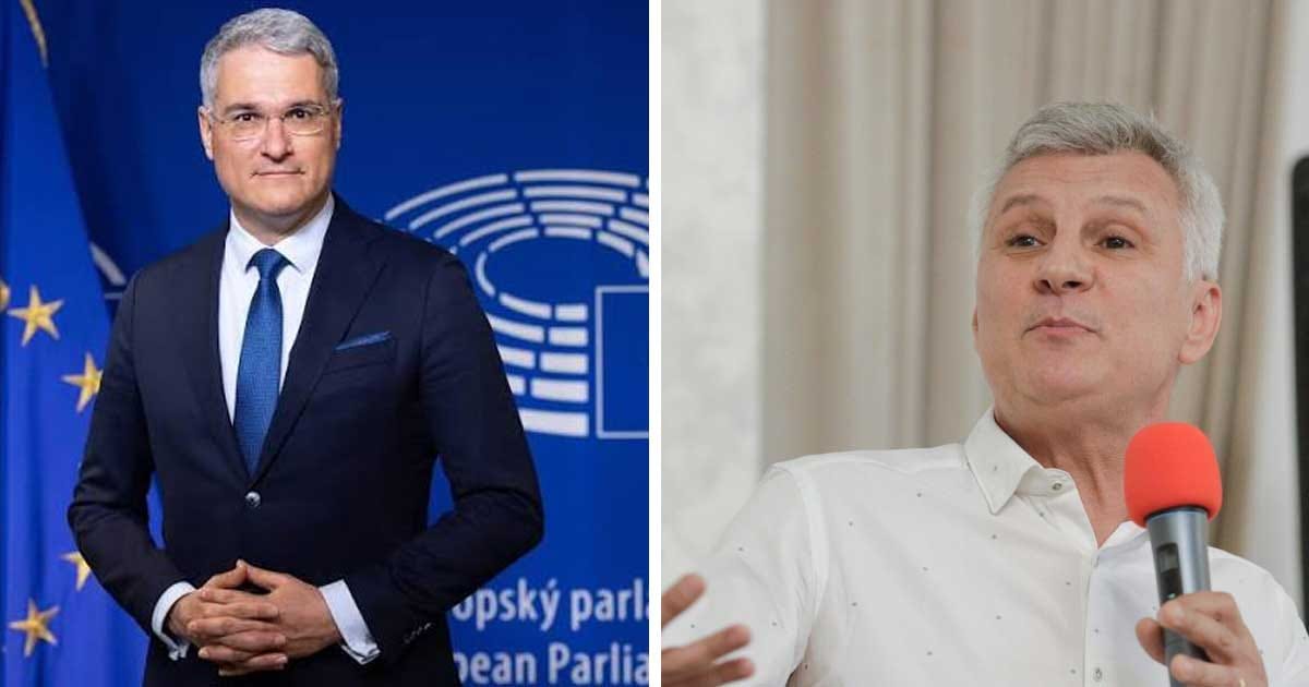 Colaj foto Daniel Zamfir și Dragoș Pîslaru, în contextul scandalului de pe Facebook, august 2026