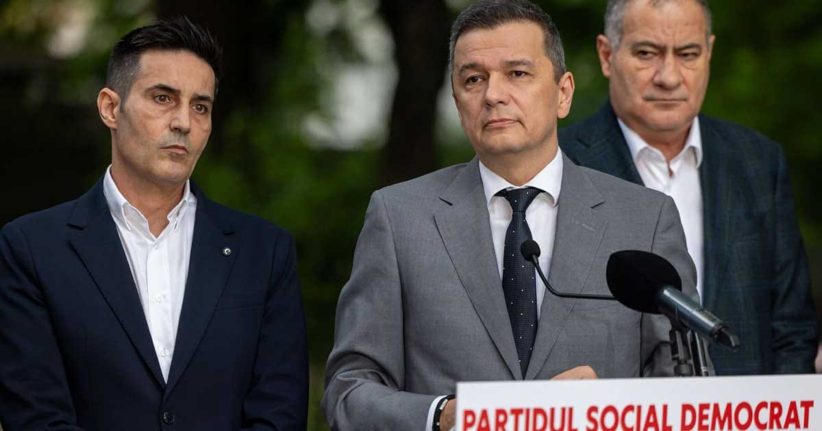 Sorin Grindeanu la conferință de presă, întrebat despre presupusa alianță PSD-AUR, august 2026