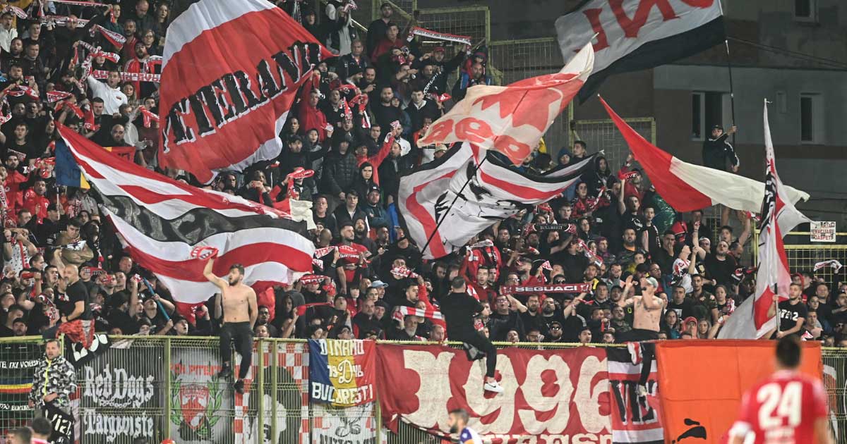 Ultras Dinamo galerie meci stadionl incidente jandarmi, august 2026
