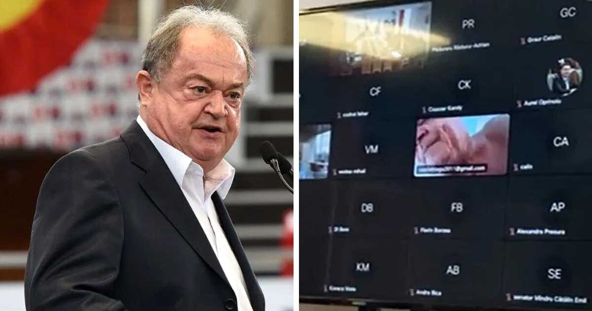 vasile blaga sedinta senat comisie august 2026 349004 Senatorul Vasile Blaga în timpul unei ședințe video de comisie la Senatul României, august 2026