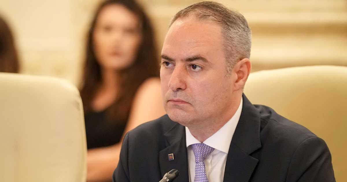 Alexandru Nazare, ministrul interimar al Finanțelor, prezintă bilanțul deficitului bugetar, septembrie 2026