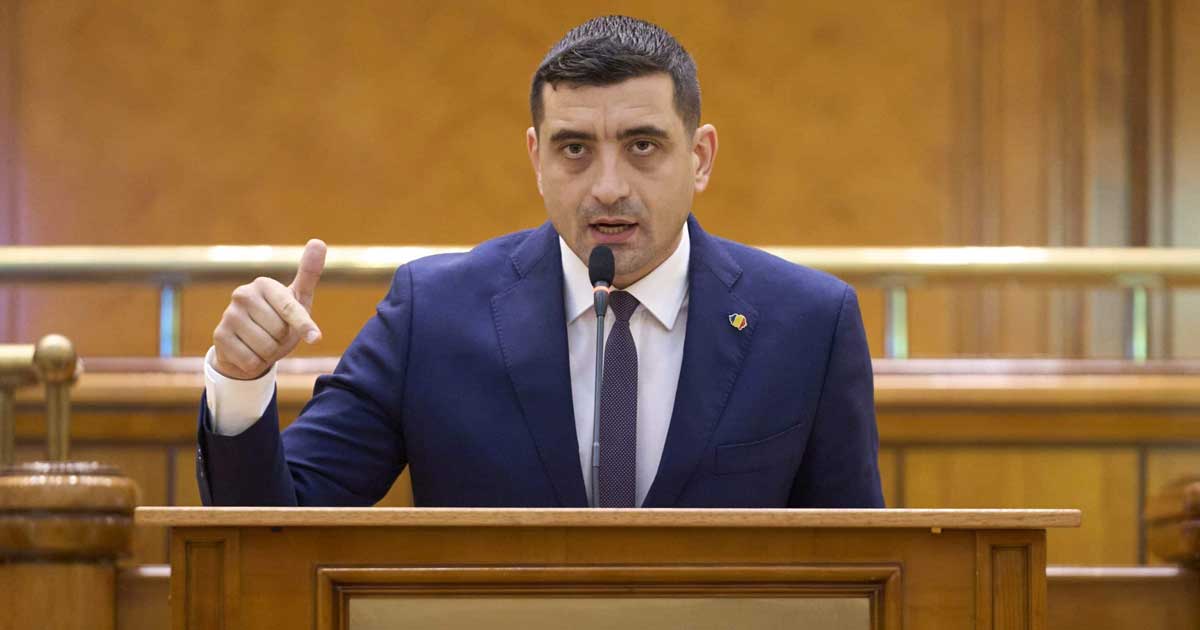 George Simion, liderul AUR, anunță că parlamentarii partidului boicotează audierile și votul pentru Guvernul Mureșan, septembrie 2026