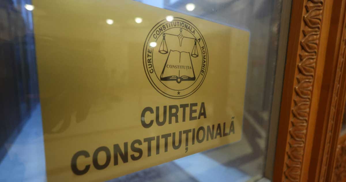 Sediul Curții Constituționale a României, unde judecătorii discută conflictul dintre Guvern și Înalta Curte, septembrie 2026