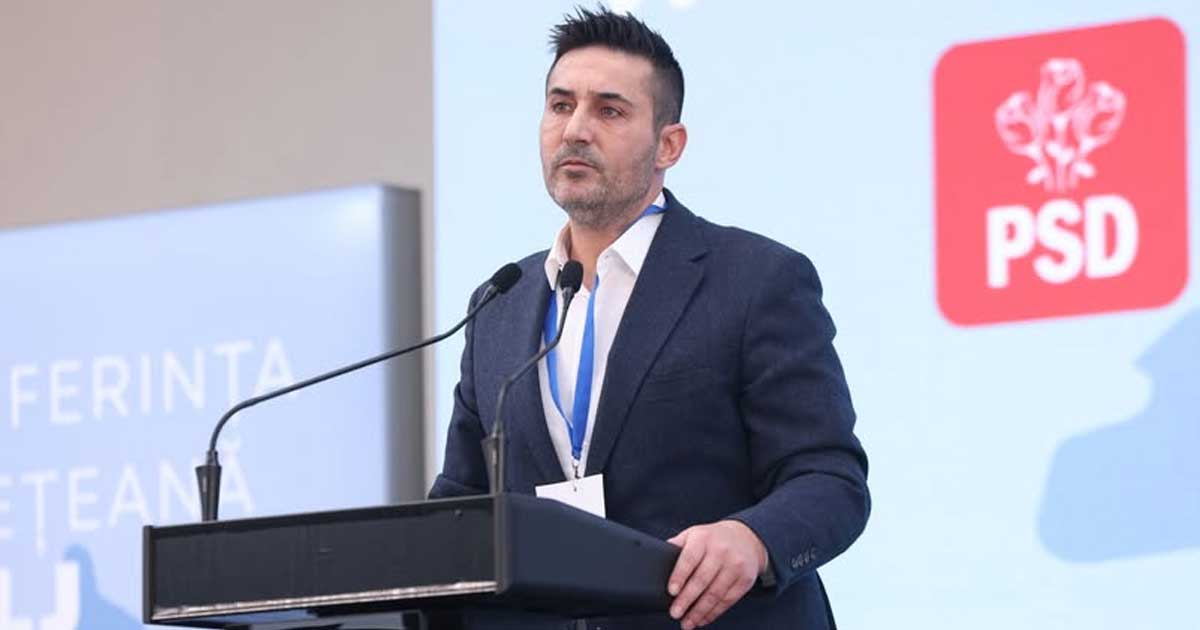 Claudiu Manda, secretar general PSD, în timpul unei declarații despre guvernul Siegfried Mureșan, septembrie 2026
