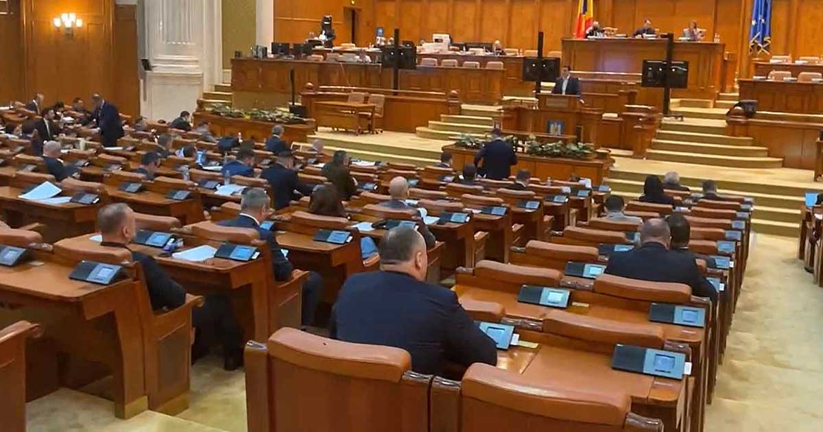 Vot final în plenul Camerei Deputaților pentru modificarea Codului Penal, București, septembrie 2026