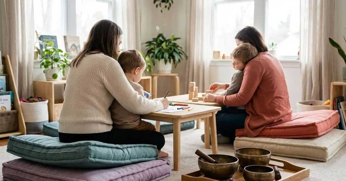 Mamă cu copil, ilustrație pentru legea concediului suplimentar pentru familii monoparentale, 2026