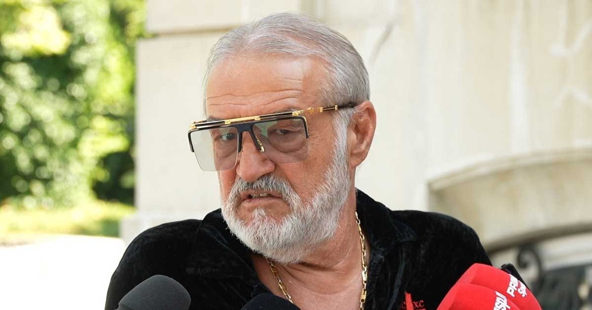Gigi Becali în timpul unei intervenții televizate, comentând dosarul lui Călin Georgescu, septembrie 2026