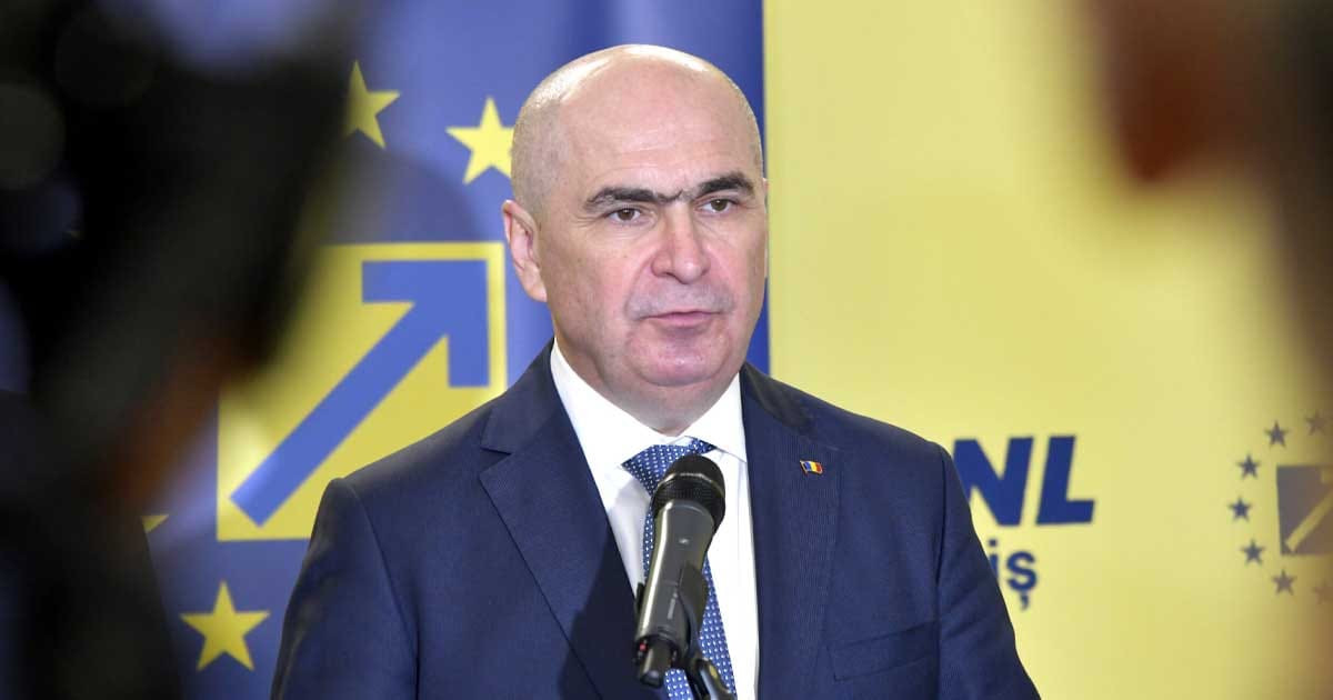 Ilie Bolojan la o declarație de presă la sediul PNL, București, septembrie 2026