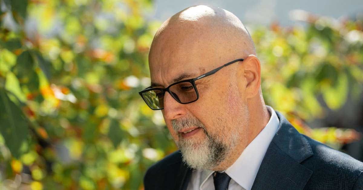 Kelemen Hunor, liderul UDMR, în timpul declarațiilor de presă despre negocierile de guvernare, septembrie 2026