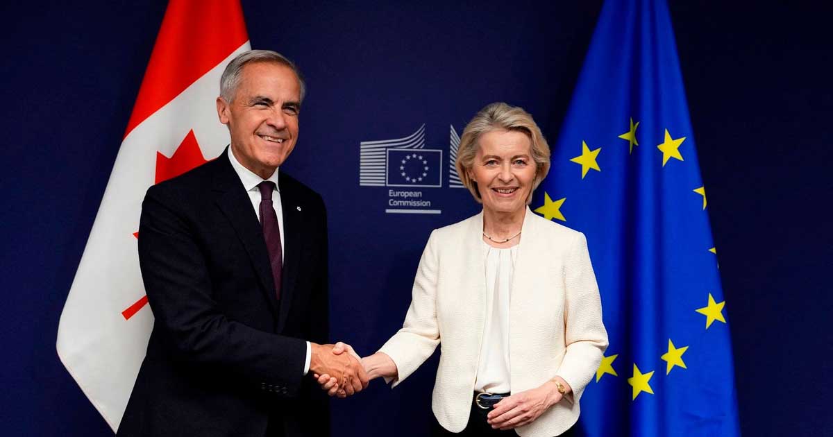 Mark Carney și Ursula von der Leyen în Parlamentul European de la Strasbourg, discurs despre Alianța pentru Viitor, septembrie 2026