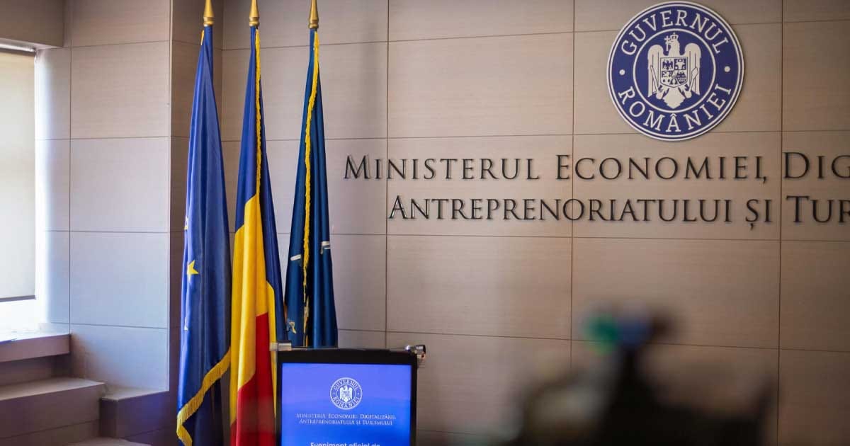 Sediul Ministerului Economiei din București, instituție reorganizată prin reducerea funcțiilor de conducere, septembrie 2026