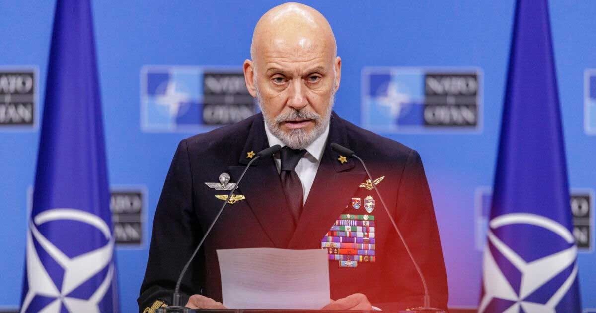 Amiralul Giuseppe Cavo Dragone la reuniunea Comitetului Militar NATO de la Copenhaga, septembrie 2026