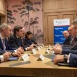 Nicușor Dan prezintă la New York planul de infrastructură al României