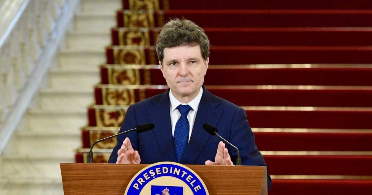 Președintele Nicușor Dan în timpul unei declarații publice despre nominalizarea premierului, București, septembrie 2026