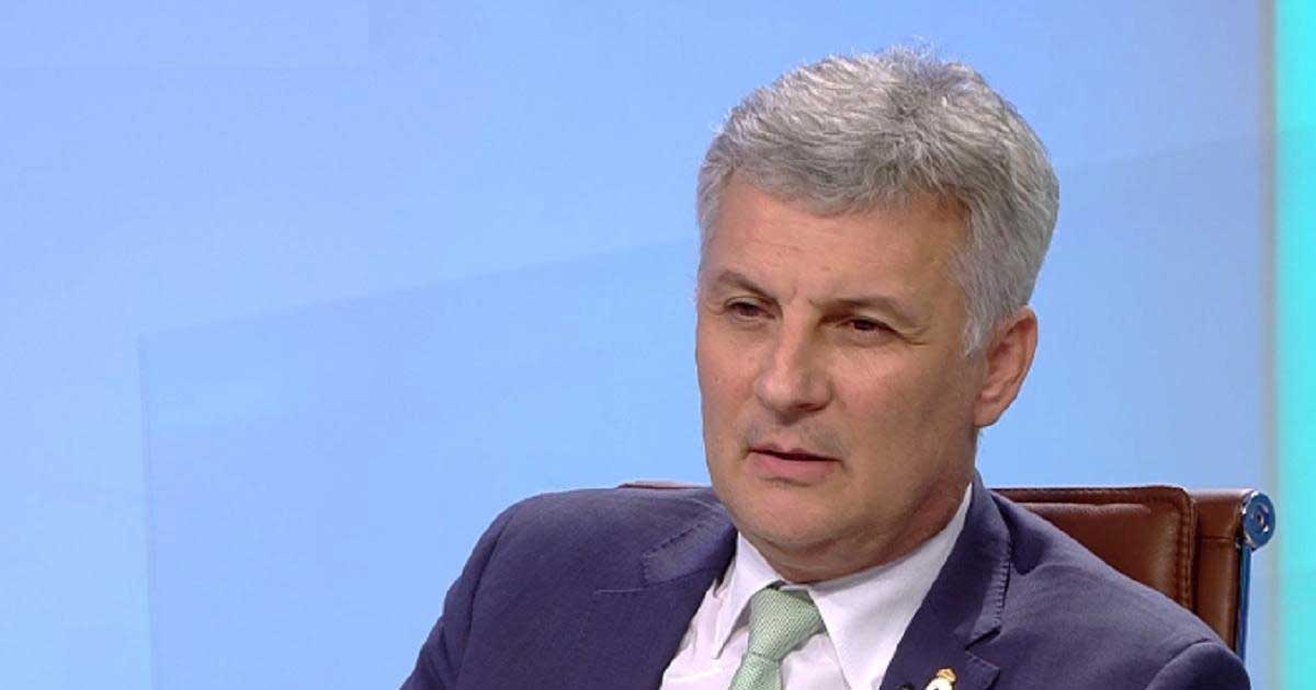 Daniel Zamfir, liderul senatorilor PSD, în timpul unei declarații dure despre premierul desemnat Siegfried Mureșan, septembrie 2026