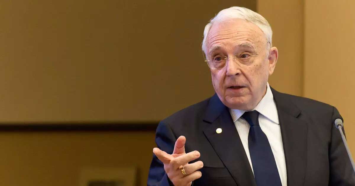 Mugur Isărescu, guvernatorul BNR, la o conferință de presă privind politica monetară, 2026