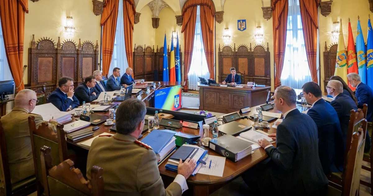 Nicușor Dan prezidează ședința CSAT la Palatul Cotroceni, discuții despre trupele americane, 7 septembrie 2026