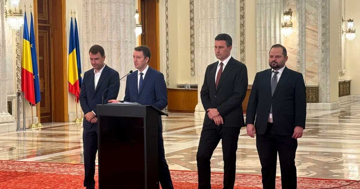 Siegfried Mureșan depune programul de guvernare și lista miniștrilor la Parlamentul României, septembrie 2026