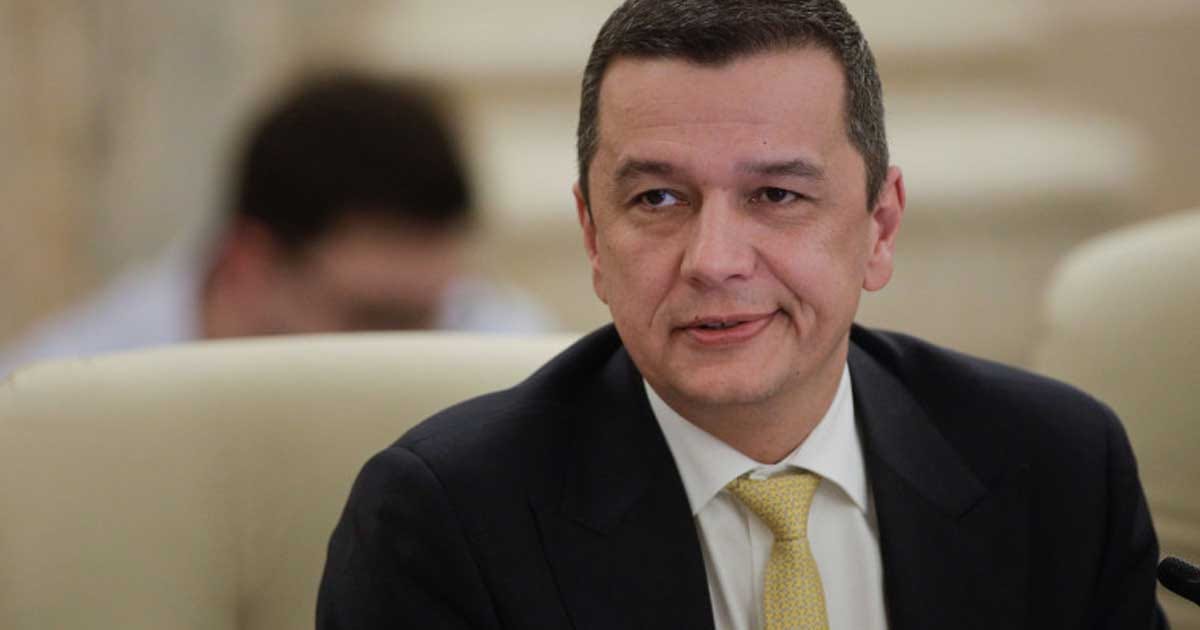 Sorin Grindeanu, președintele PSD, declarație de presă la sediul partidului, septembrie 2026