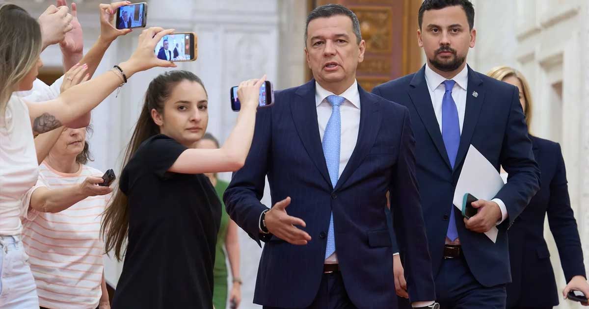 Sorin Grindeanu, președintele PSD, în timpul unei declarații publice despre negocierile pentru noul guvern, septembrie 2026