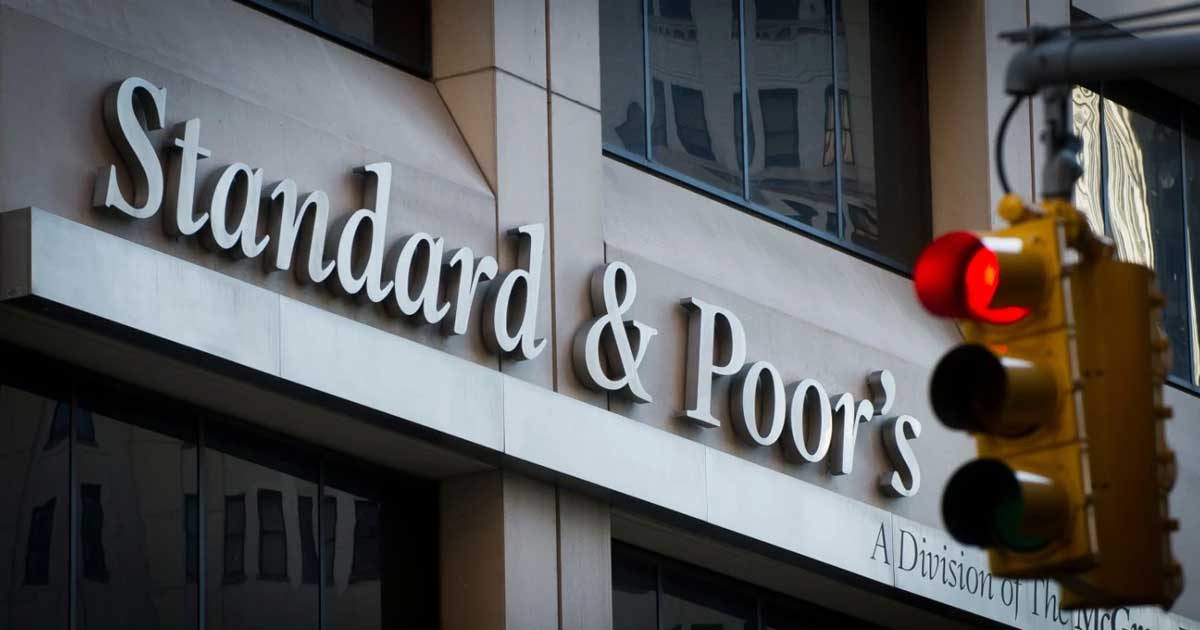 Simbol al agenției de rating S&P Global, ilustrație pentru analiza ratingului de țară al României, 2026