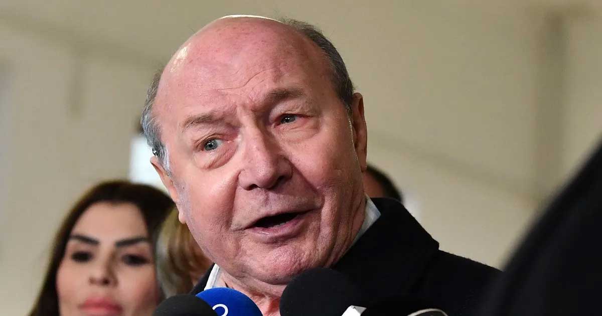 Traian Băsescu, fostul președinte al României, în timpul unei apariții televizate, septembrie 2026