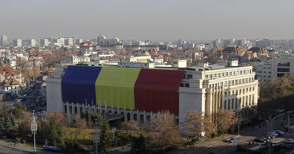 Clădirea Guvernului din Piața Victoriei, București, în timpul negocierilor despre programul de guvernare și combaterea sărăciei