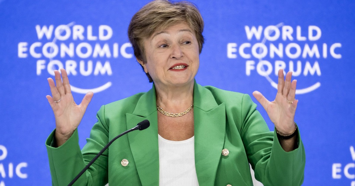 Kristalina Georgieva, directorul general al FMI, la o conferință despre datoria publică mondială și politica fiscală a guvernelor