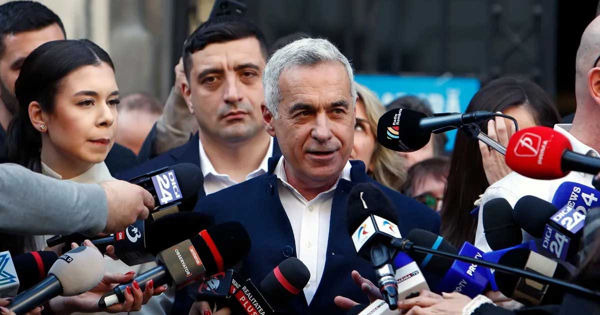 Călin Georgescu vorbește în fața jurnaliștilor în contextul anchetei privind promovarea sa pe TikTok în campania electorală