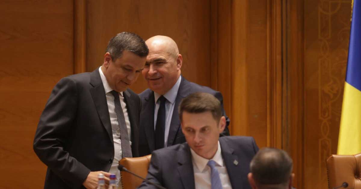Ilie Bolojan și Sorin Grindeanu, liderii PNL și PSD, în dezbaterea despre guvernarea cu PSD după căderea Executivului