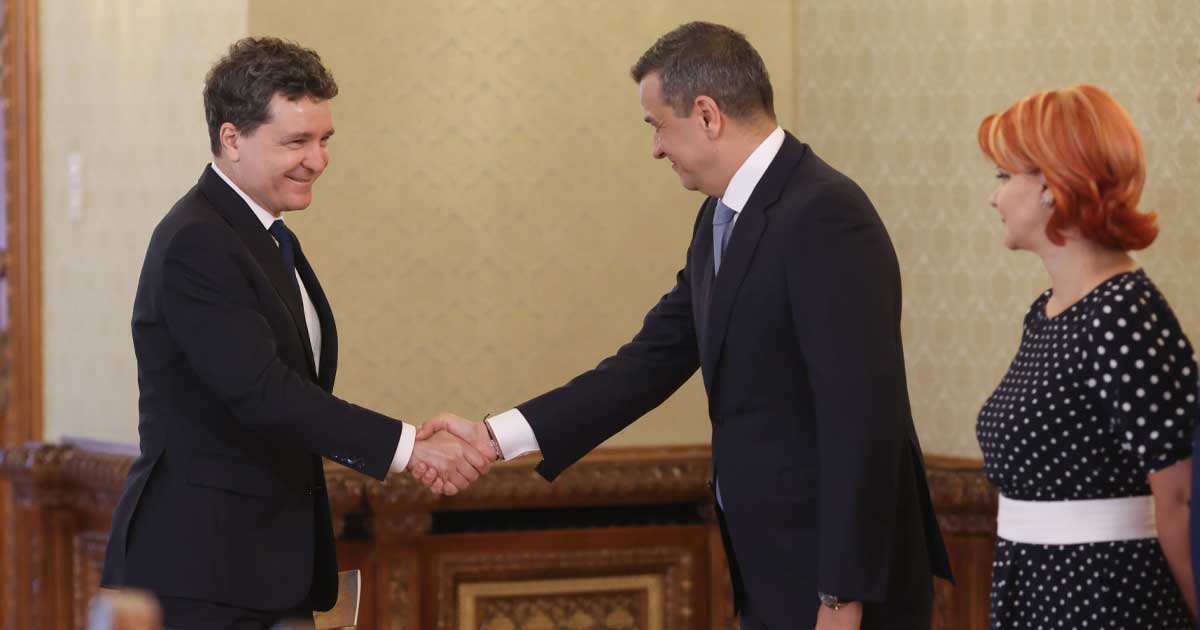 Sorin Grindeanu și Nicușor Dan la consultări, în contextul discuțiilor despre suspendarea președintelui și formarea unui nou guvern