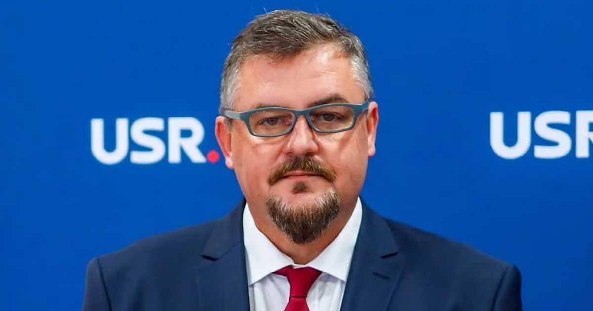 Primăria orașului Cisnădie, județul Sibiu, unde Mircea Orlățan a fost exclus din USR după numirea lui Gheorghe Huja, octombrie 2026