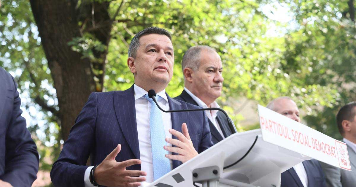 Sorin Grindeanu, președintele PSD, vorbește despre un guvern de criză și o majoritate parlamentară transparentă într-un interviu televizat