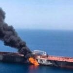 Tanc petrolier lovit de un proiectil în Strâmtoarea Ormuz